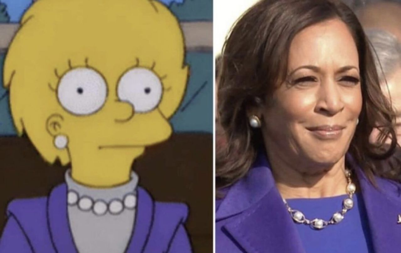 Los Simpson lo hicieron de nuevo la predicción de Kamala Harris como