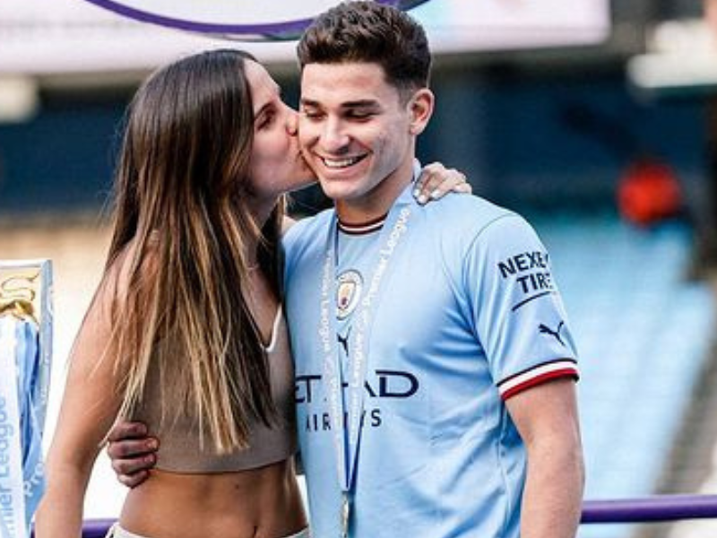 Champions League Julian Lvarez Festej El Triunfo Del Manchester City