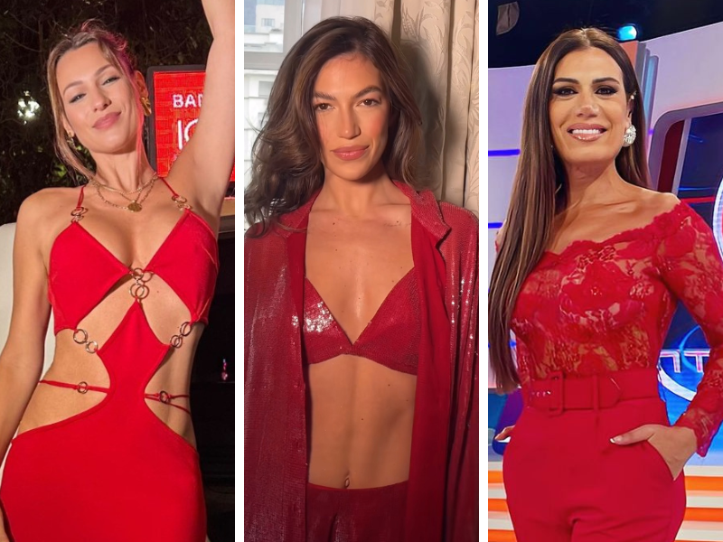 De Pampita A Stefi Roitman Y A Flor De La V Los Looks Total Red Y Los