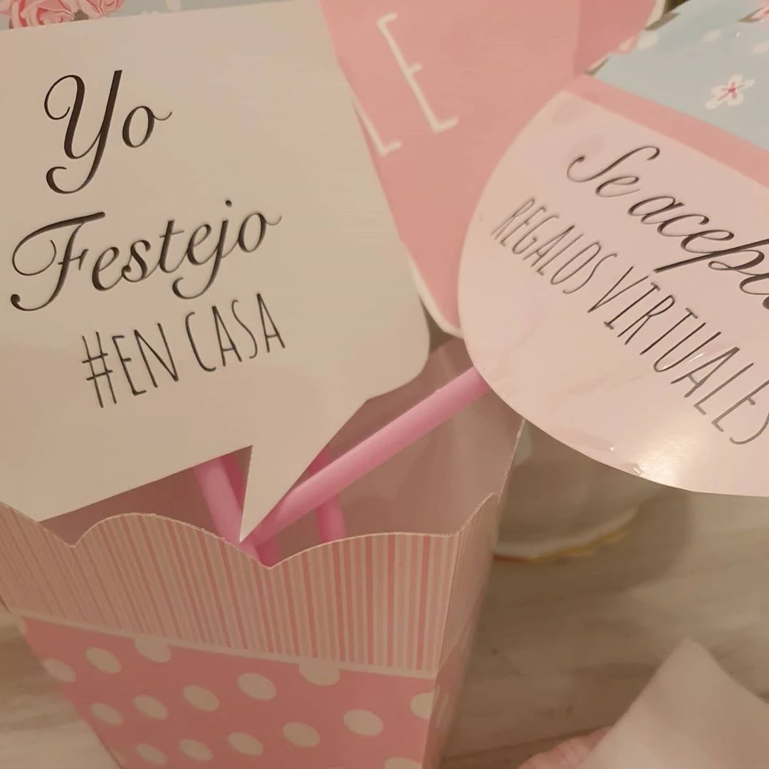 ¡En casa! Pero con todo el color, la dulzura y la alegría que un cumpleaños amerita. 
