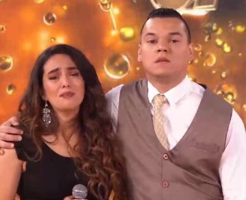 Ángela Leiva y Brian Lanzelotta ganaron el duelo de la música tropical y pasaron a la final del Cantando