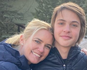 Benicio Gravier, el hijo de Valeria Mazza, festejó sus 16 años en los Alpes italianos
