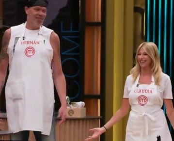 Claudia Fontán y Hernán ‘El Loco’ Montenegro coquetearon en MasterChef Celebrity: el guiño que abre la posibilidad de romance