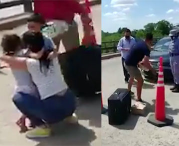 Video: el llanto desconsolado de una madre al reencontrarse con sus hijos después de un año en Formosa