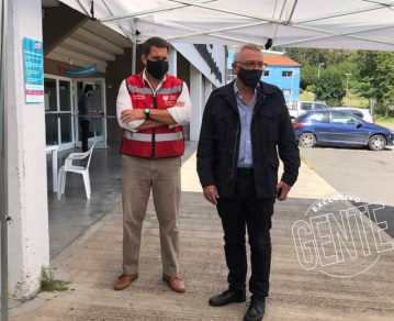 Julio Zamora visitó la sede de la Universidad Tecnológica Nacional de Tigre, donde ya se vacunaron más de 5.000 vecinos