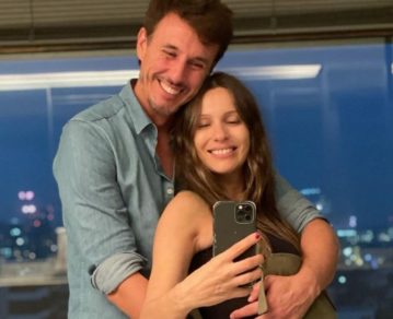 Pampita y Roberto García Moritán celebraron el Día del Beso con una peculiar foto