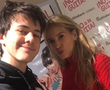 Guillermina Valdés mostró el nuevo look de Dante: igualito a Sebastián Ortega