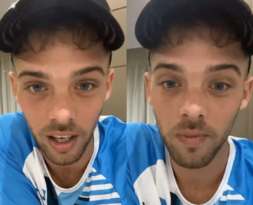 Santi Maratea fue sorprendido por el noble gesto de una atleta argentina: su reacción