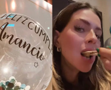 La China Suárez y el festejo del primer cumpleaños de Amancio: sushi, globos y encuentro íntimo en familia