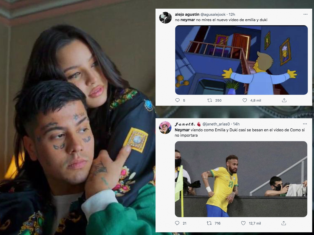 Emilia Mernes y Duki: los memes del video hot de su tema juntos dedicados a  Neymar – GENTE Online