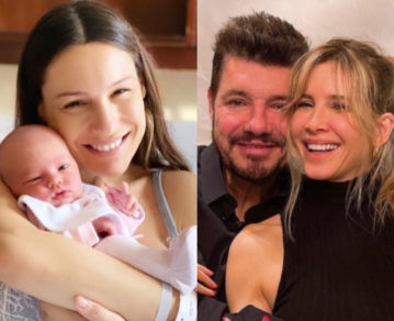 Pampita recibió un adorable kit para Ana que le regalaron Marcelo Tinelli y Guillermina Valdés