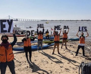 Ambientalistas remaron de Rosario a Buenos Aires por la Ley de Humedales: en qué consiste
