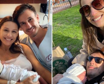Pampita y Moritán: el primer picnic en un parque junto a su hija Ana