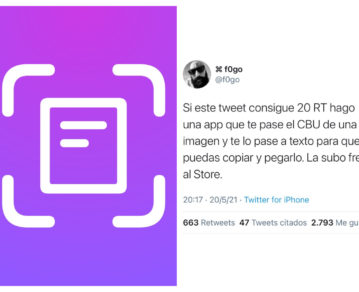 El adiós al CBU por foto: un tuitero argentino creó una app que lo convierte en texto