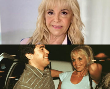 Claudia Villafañe sacó a la luz una foto inédita de Maradona