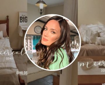 Paula Chaves y su ‘campestre’ camarín en Bake Off Argentina: tiene cama, sillón y mesada para la hora del té