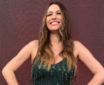 Pampita: cómo es y cuánto vale el vestido con el que deslumbró en La Academia