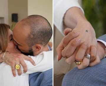 Abel Pintos se casó con Mora Calabrese: el romántico álbum de fotos