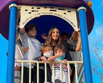 La plaza de Blanquita: cómo se encuentra el espacio que Pampita inauguró en su honor