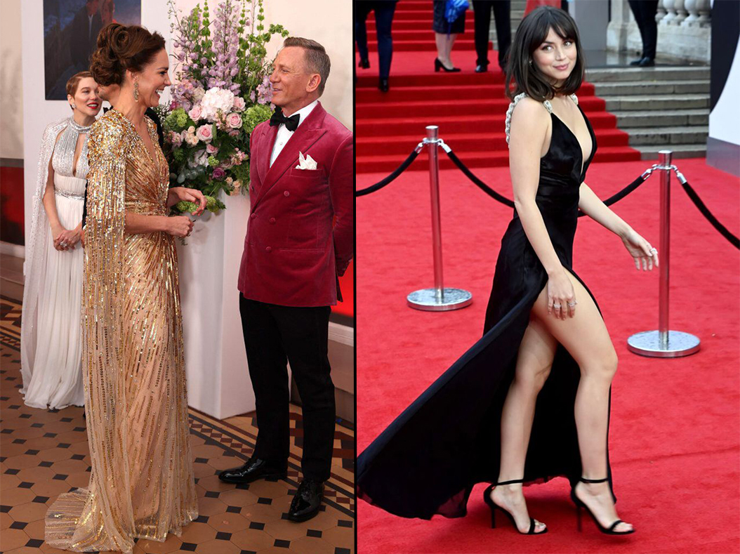 Los looks en la première de James Bond: así deslumbraron Kate Middleton y  Ana de Armas – GENTE Online