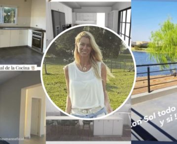 Nicole Neumann compartió los avances de su nueva casa campestre en Tigre: habitaciones amplias, decoración moderna y terraza con vista a un lago