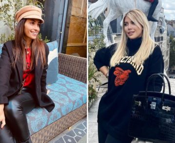 Antonela Roccuzzo y Wanda Nara: su tenso cruce en el desfile de Louis Vuitton