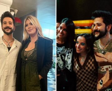 El tenso encuentro entre Wanda Nara y Antonela Rocuzzo en el recital de Camilo