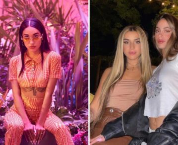 María Becerra y el encuentro más esperado: Tini y Lola Índigo sorprendieron a la cantante en medio de su show