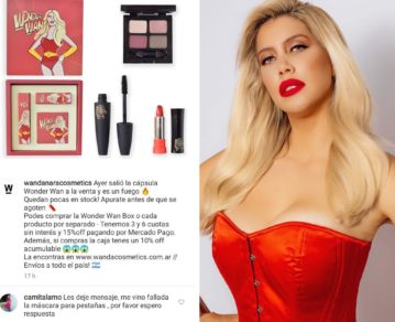 Wanda Nara lanzó una nueva línea de sus cosméticos: varias consumidoras denuncian "fallas" y "disconformidad" con los productos