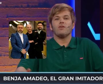 Benjamín Amadeo imitó las devoluciones de Damián Betular, Donato de Santis y Germán Martitegui en MasterChef Celebrity