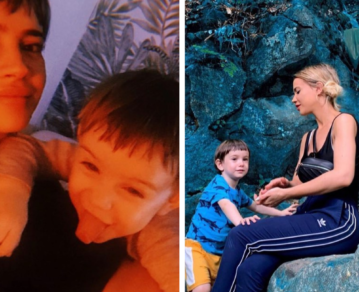 Celeste Cid compartió imágenes de su hijo Antón Noher en su cumpleaños número cinco