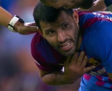 El Kun Agüero sufrió una arritmia y continúa internado en el Hospital de Cataluña