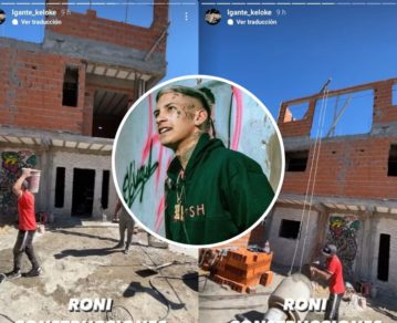 L-Gante mostró cómo avanza la construcción de su casa de tres pisos