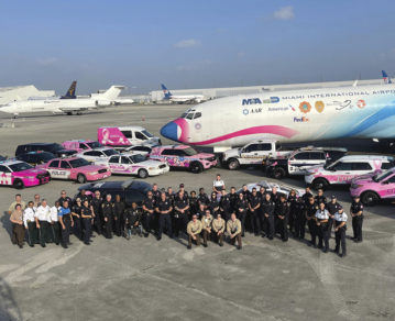 Octubre rosa: la policía de Miami irá de rosa por la lucha contra el cáncer de mama