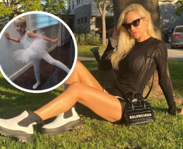 Matilda 'mini bailarina': la hija de Luciana Salazar se destacó con su nuevo outfit para las clases de danza