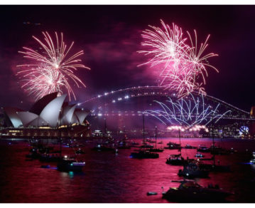 Así se celebró el Año Nuevo 2022 en Tokio, Sidney, Moscú y Auckland