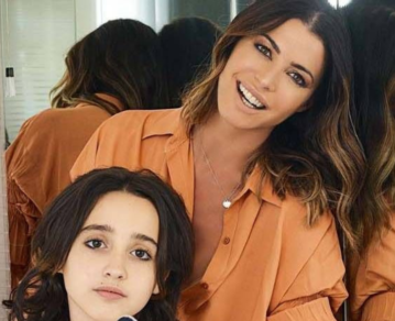 Pamela David, mamá orgullosa: su hija Lola de 9 años debutó como modelo