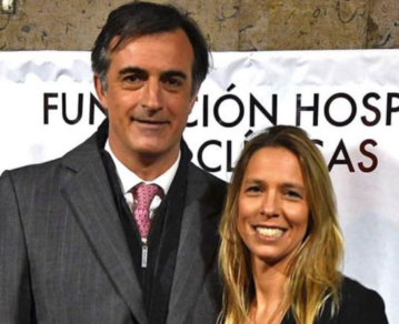 Esteban Bullrich: quién es la mujer que lo acompaña en su enfermedad