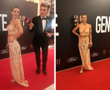 Jésica Cirio en Personajes del Año 2021: su despampanante outfit con transparencias