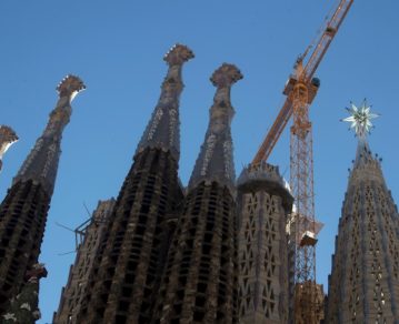 Así está la construcción de la Sagrada Familia de Gaudí en su etapa final