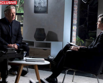 Alec Baldwin habló por primera vez en televisión y negó haber apretado el gatillo: “No puedo decir quién fue pero no fui yo”