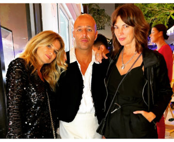 Deborah del Corral, Tomás Redrado y Flavia Palmiero coincidieron en el Desing District de Miami