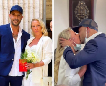 Se casó Leonardo Fariña, ex de Karina Jelinek: las imágenes de la íntima celebración
