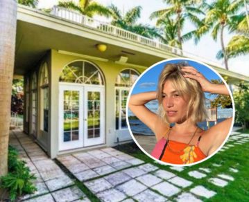Stefi Roitman disfrutará de la paradisíaca  mansión de los Montaner en Miami:  cuenta con piscina, jardín tropical y muelle
