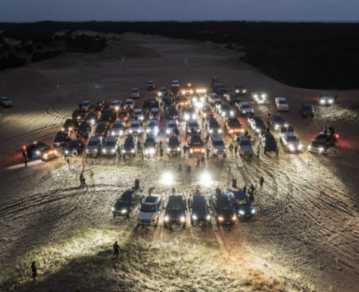 Ford y el Club Ranger en Pinamar Norte: un encuentro off road con gastronomía y música en los médanos