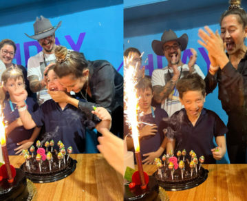 ¡Juntos otra vez! Jimena Barón y Daniel Osvaldo se mostraron cercanos en el cumpleaños de su hijo Momo