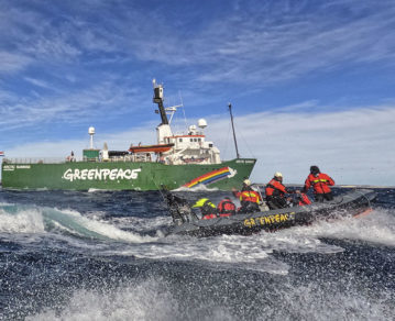 Así es estar embarcado con Greenpeace en su campaña para proteger el Mar Argentino