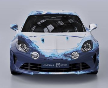 Alpine: su auto más emblemático se convirtió en una obra de arte
