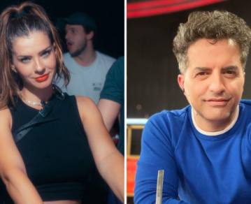 La incisiva pregunta que le hizo la China Suarez a Ángel de Brito cuando el periodista la encontró con Rusherking en el after party de los Martin Fierro 2022