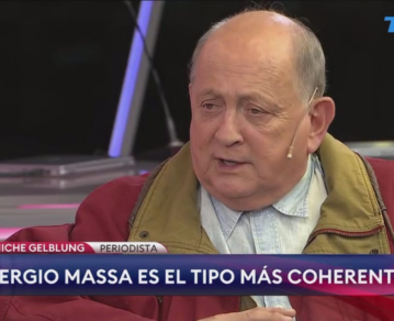 Chiche Gelblung considera que Sergio Massa es el dirigente más coherente del Gobierno